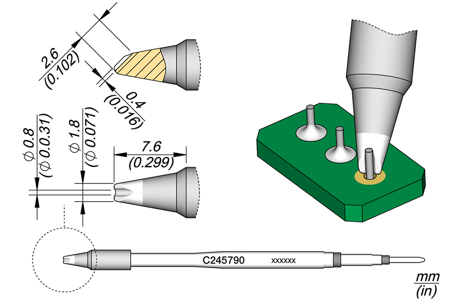 C245790 - Barrel Cartridge Ø 0.8